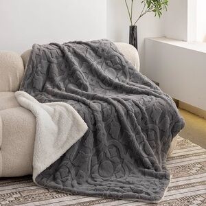 Home Fleece Twin 50x70 Inches Blanket for Couch, Bed, TV, Party, and Gift